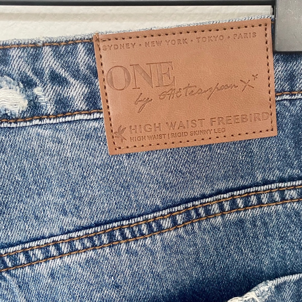 NWT One Teaspoon Freebirds High Waist Skinny Jean - Picture 10 of 12